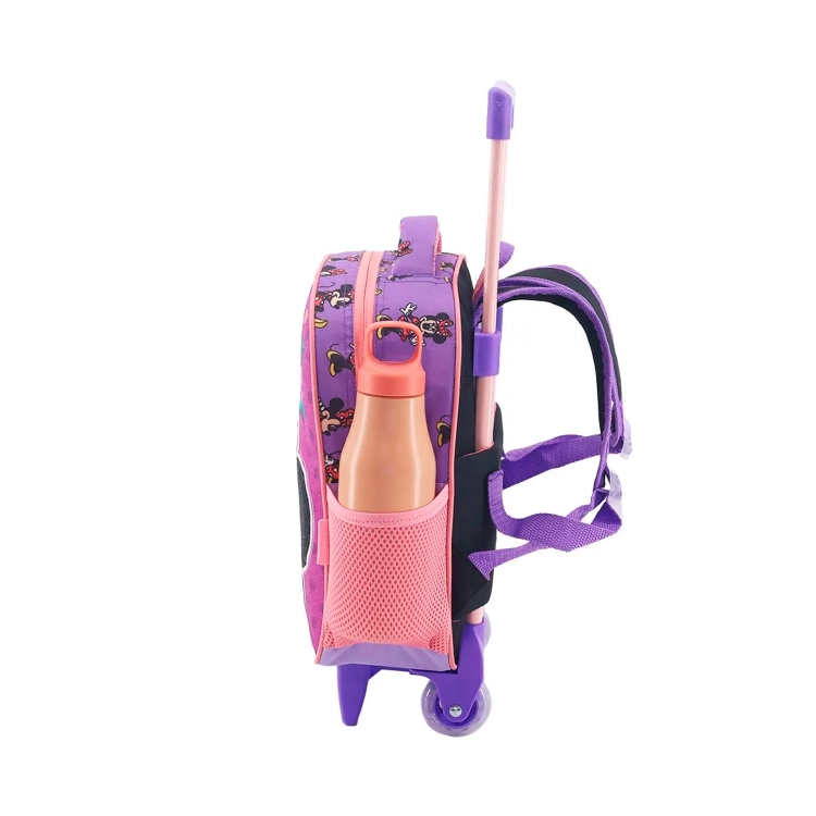 Mochila Escolar LSD 2026 Disney Minnie 12" con Carro Art.70.2100007